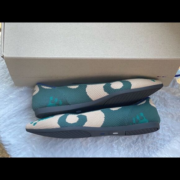 Rothy's® Women’s The Point Moroccan Green Sz 6 - Picture 11 of 13